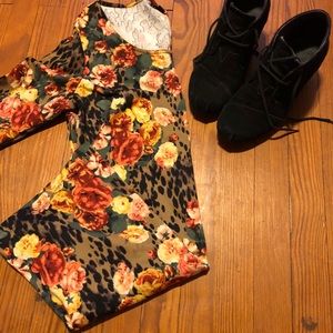 Body con floral dress